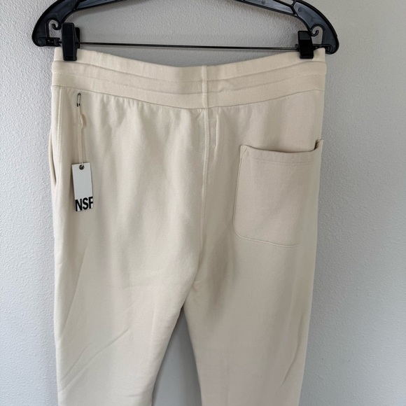 New NSF Ozzie Porkchop Pocket Sweatpants Jogger Pants French Vanilla NWT Small - Picture 12 of 12